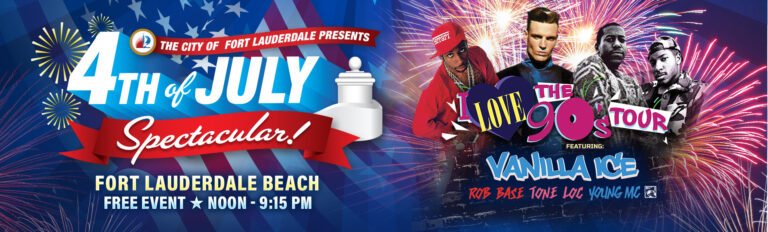 Celebrate America's Independence Day at the City of Fort Lauderdale's free 4th of July Spectacular